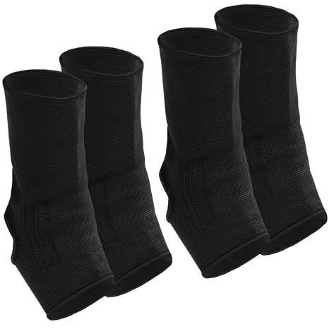 Geyoga 2 Pairs Muay Thai Ankle Support Compression, L