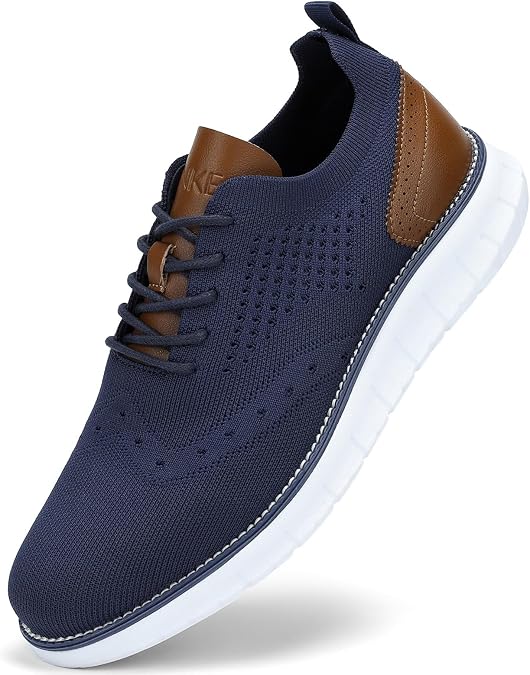 SVNKE Men's Lace-Up Business Oxfords Trainers