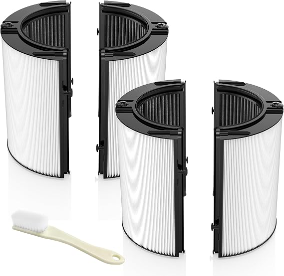 2-Pack 360 Combi 2 in 1 HEPA+Carbon Replacement Filter Compatible with Dyson TP06 HP06 TP04 HP04 TP07 PH02 PH01 PH03 PH04 HP09 TP09 HP07 HP10 TP10, H13 Grade True HEPA Carbon Replacement Filter