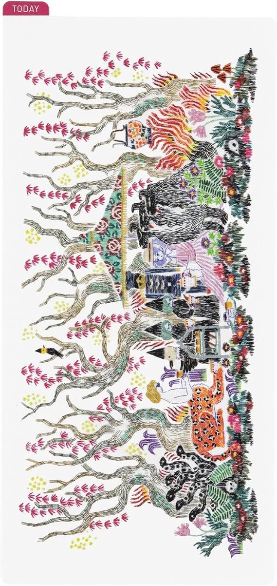 Hobonichi Techo Accessories iyo okumi: Hobonichi Pencil Board for Weeks (Happy Tea Time - Group Party)