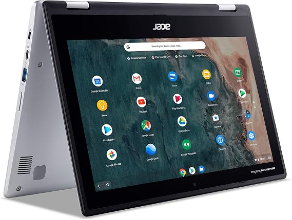 Acer Chromebook Spin 311 Convertible Laptop | Intel Celeron N4000 | 11.6" HD Touch Panel Corning Gorilla Glass Display | 4GB LPDDR4 | 64GB eMMC | Intel 802.11ac Gigabit WiFi 5 | Chrome OS | CP311-2H-C7 QD