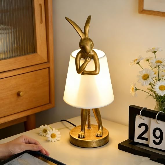 Bunny Table Lamp, Cute Animal Rabbit Lamp,Bunny Lamps