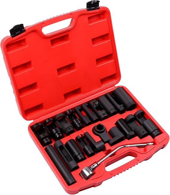ECCPP 21 Pcs Master O2 Lambda Sensor Socket and Special Sending Unit Socket