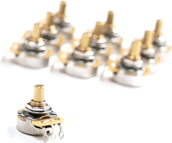 CTS Pot, 500k Audio, Solid Shaft (10 Pack)