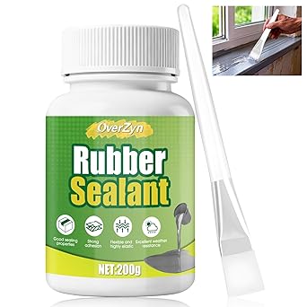 7 OZ Liquid Rubber Sealant, Rubberized Paint, with High Elasticity and Ductility, it is Suitable Suitable for Roofs, Cracks, Walls, and Any Repairs, Etc, Gray
