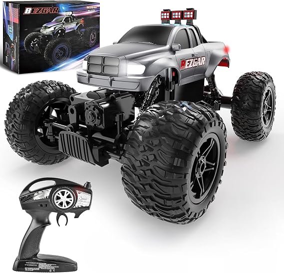 BEZGAR Monster Truck Toys - 1:14 Remote Control Monster Trucks for Boys