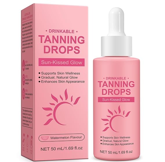 Tanning Drops to Drink, Drinkable Tanning Drops to Naturally Enhance Melanin Production and Elevate Your Skin a Healthy, Radiant Glow (1)