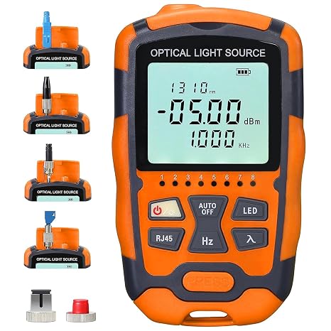 Fiber Optic Light Source, Singlemode Dual Wavelength 1310nm/1550nm