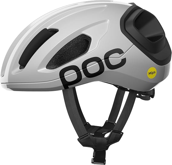 POC Amidal Aerodynamic Road Bike Helmet with MIPS Air Node Reinforced Rear Zones 360° Fit System and Integrated Knog Light Compatibility for Maximum Safety and Visibility