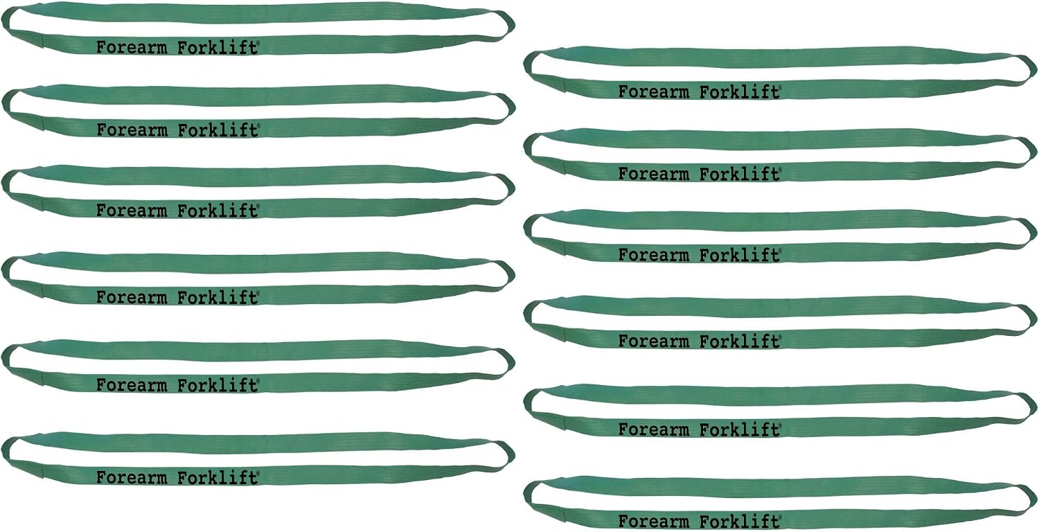 Forearm Forklift 30" Long Movers Rubber Band to Secure Moving Blankets and Keep Furniture Doors and Drawers Closed, Green, Pack of 12