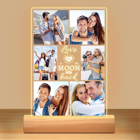 Custom Picture Frames, Anniversary Birthday Gifts for Women Men Her Him