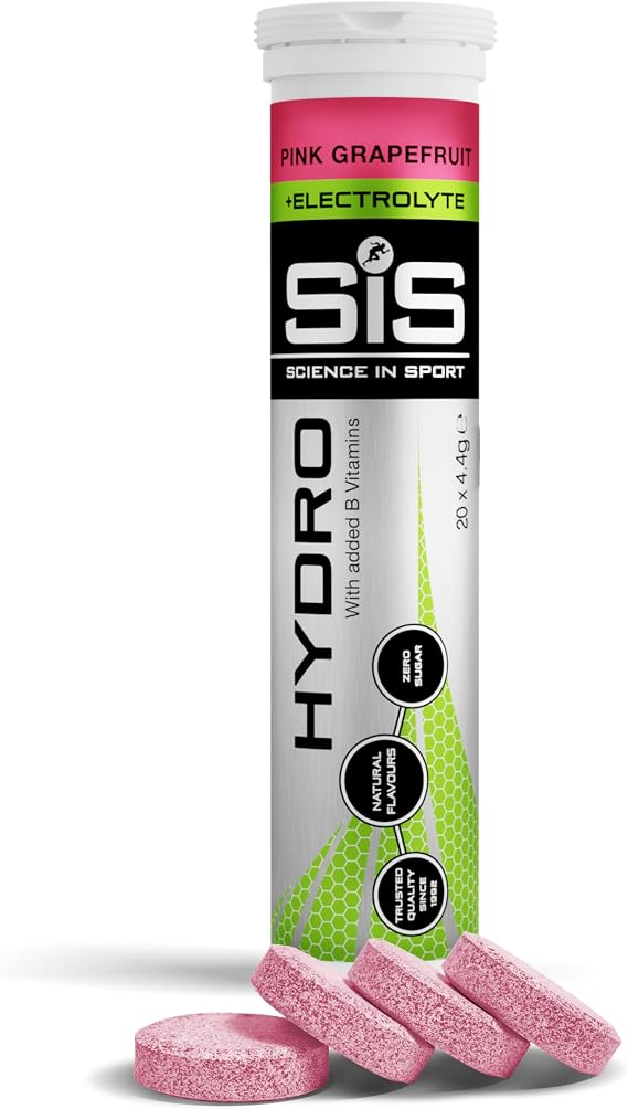 Science in Sport Hydro Electrolyte Tablets, Pink Grapefruit, 20 Tablets
