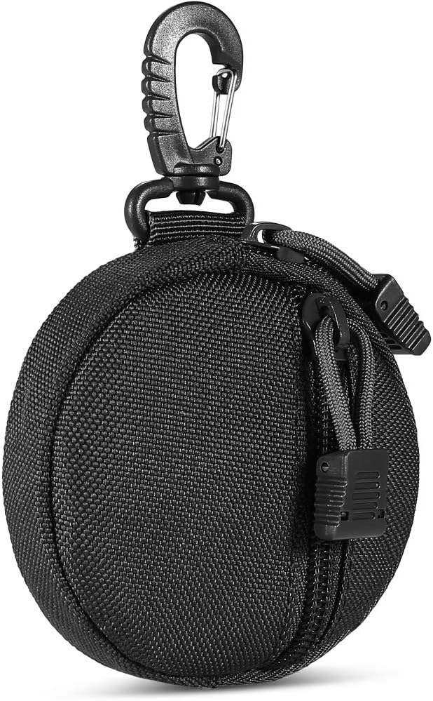 Small Molle Pouch Accessories, Upgraded EDC Pouches Military Gear, Tactical Bag Case as Coin Purse Keychain, Case Wallet, Wireless Headset Pack.