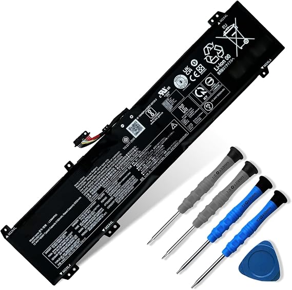 80Wh 5182mAh L23M4PK5 Laptop Battery Compatible with Lenovo Legion 5i(16 Gen 9) / Y7000P IRX9 2024 / Legion 5 16IRX9 83EW 83DG Series Notebook L23B4PK5 L23C4PK5 L23D4PK5 L23L4PK5