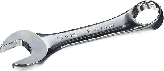 SK Tools USA 23MM, Short Pattern, 12 Point SuperKrome Combination Wrench | 88123