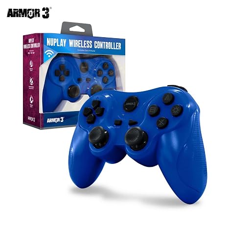 Armor3 "Nuplay" Wireless Game Controller for PS3 / Playstation 3 -Blue