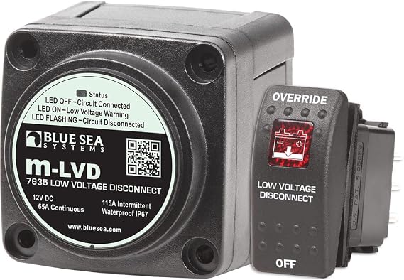 Blue Sea Systems 7635 m-LVD Low Voltage Disconnect