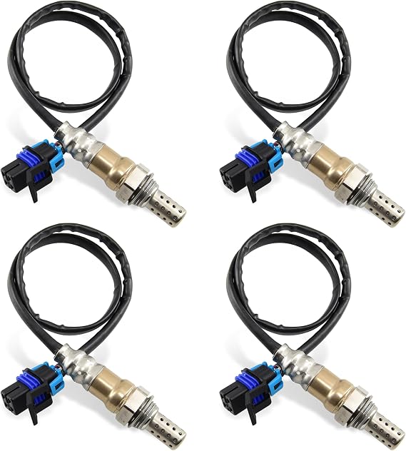 4Pcs Oxygen Sensor Upstream or Downstream 234-4566 Compatible for 2007-2019 Chevrolet Camaro Equinox Impala Traverse GMC Acadia Buick Enclave Cadillac XTS Pontiac [3.6L V6] Engine Only
