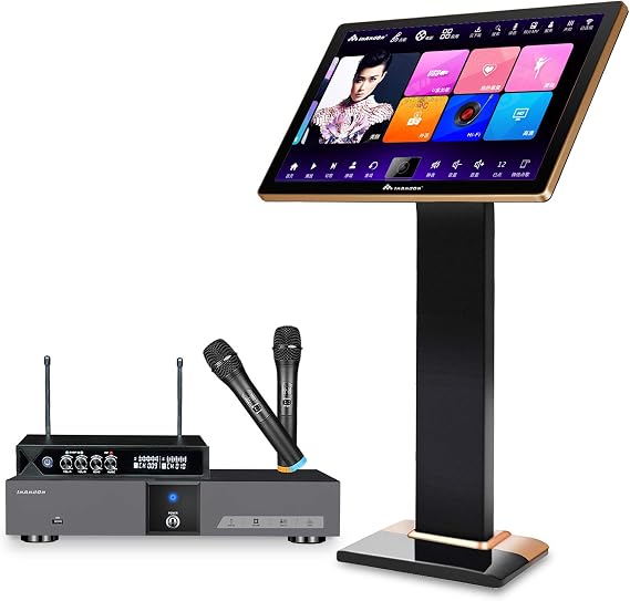 InAndon KV-V5 Pro Karaoke Player Intelligent Voice keying Machine Online Movie Dual System Coexistence Real-time Score The Newest Stytle (KV-V5 Pro+4TB HD)