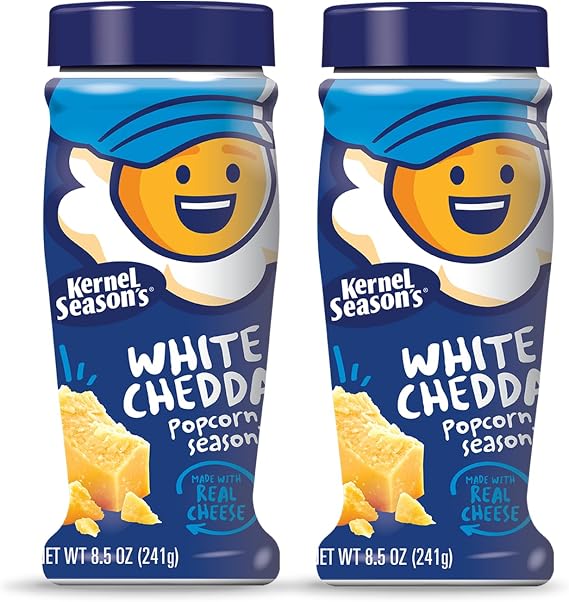 Kernel Season's Popcorn Seasoning, White Cheddar Cheese, 8.5 Ounce (Pack of 2)