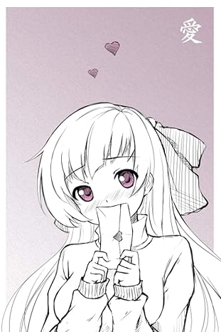 Anime Notebook: Shy Anime Girl Purple Love Letter - Lined Notebook Journal for Writing, 6" x 9", 110 Pages (Anime Notebooks and Journals)