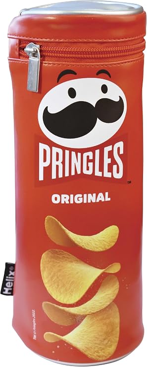 Helix Pringles Inspired Stationery Pringles Pencil Case, Student Stationery Set and Stationery Gift Set - Iconic Pringles Branding, Assorted Flavours. Random selection only, design cannot be specified