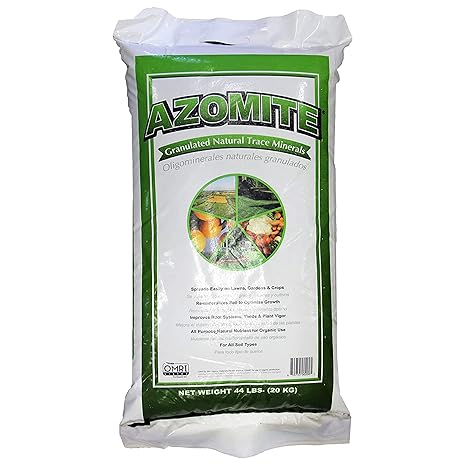 AZOMITE Granulated 44lb Bag - Natural Soil & Trace Minerals - OMRI Listed | Grow & Feed Everything Better With AZOMITE