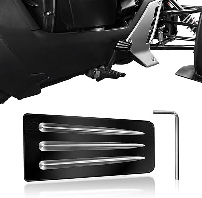 Aluminum Brake Pedal Covers Fit for Can Am Ryker All Models ACE 600900 Rally Edition 2019-2025, Sport 2022-2025 Brake Foot Rest Peg Holder