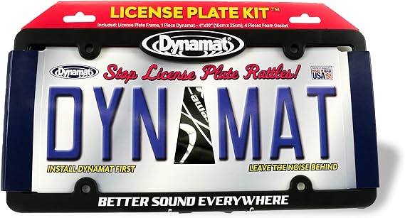 Dynamat 19100 License Plate Kit