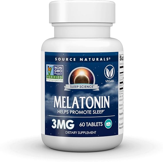 Source Naturals Sleep Science Melatonin* - 3 mg, 60 Time Released Tablets