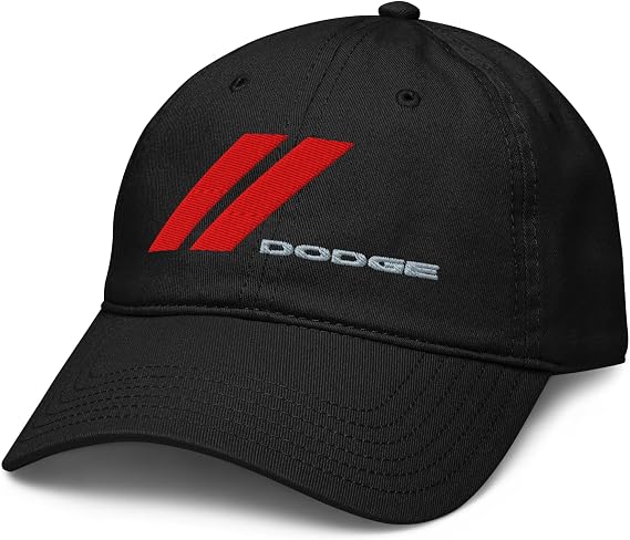 Dodge Rhombus Logo Adjustable Baseball Hat