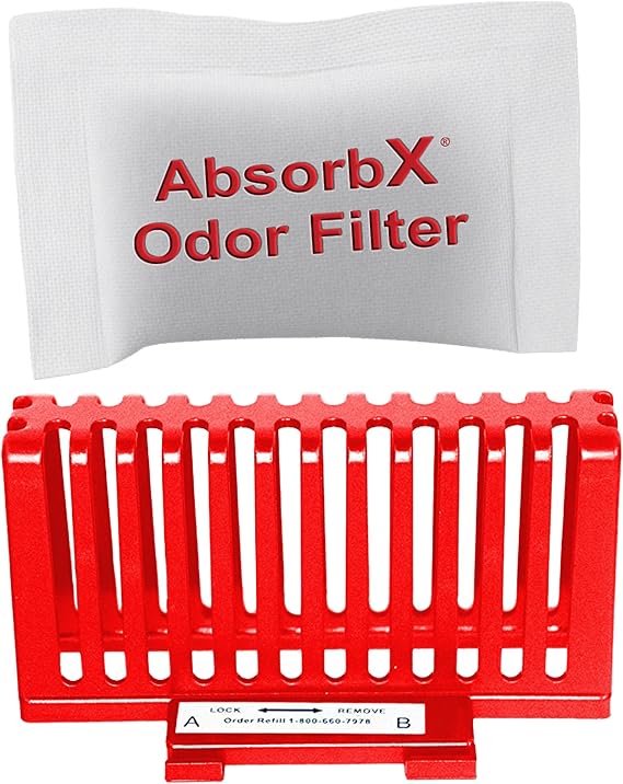 iTouchless AbsorbX Odor Filter and Compartment Replacement; Compatible with Specific Models (see details below)