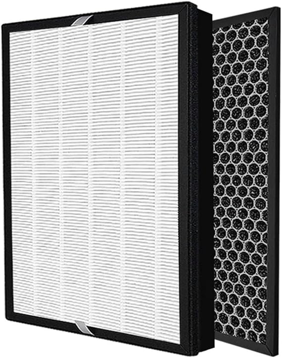 HEPA Filter H13,Compatible for Panasonic, Air Purifier F-VXK70A F-VXK70AWM F-ZXKP70Z FZXKP70Z F-ZXFD70Z FZXFD70Z Replacement HEPA Carbon Filter(F-VXK70A)