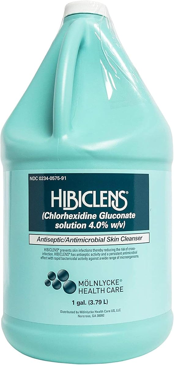 Hibiclens Antimicrobial and Antiseptic Soap and Skin Cleanser 1 Gallon for Home and Hospital 4% CHG
