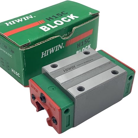 HIWIN Linear Guide HGH15CA HGH15 HGH15CAZ0C/ZAC 23.4x34x61.4mm GK Block Linear Carriage/Slider/Rail Bearings Motion Control for CNC Machine Parts 3D Printer Automation Industry Semi-Conductor