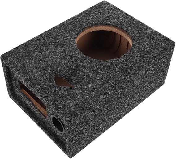 Yardwe DIY 6.5 Inch Car Audio Speaker Enclosure Box Portable Subwoofer Cabinet for Vehicle Audio System Heavy Duty Design for Enhanced Sound Quality
