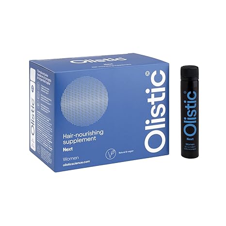Olistic WOMEN NEXT - 28 Vials for Maintaining Strong Hair for Women Aged 50 and Over. Strengthens Hair Fibres and Supports Hair Growth. Natural Vegan and Gluten-Free