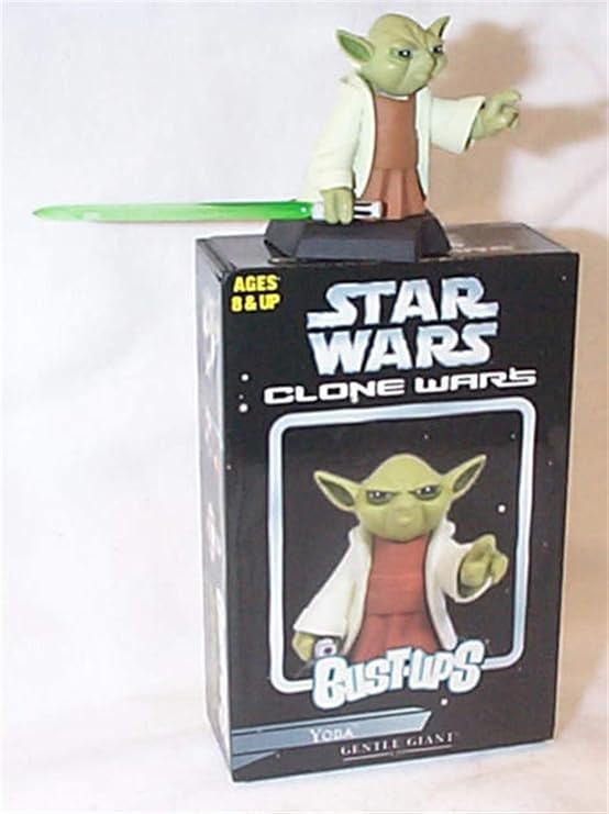 Gentle Giant star wars clone wars bust ups yoda figure 4-6cm high toy model