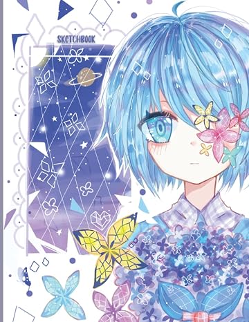 Anime Sketchbook: Blank Pages For Drawing, Doodling, Journaling and Coloring, Anime Drawing Book For Teens, Aesthetic Sketch Book
