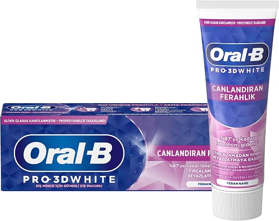 Oral-B Pro 3D White Revitalizing Refreshment Toothpaste 75 ml