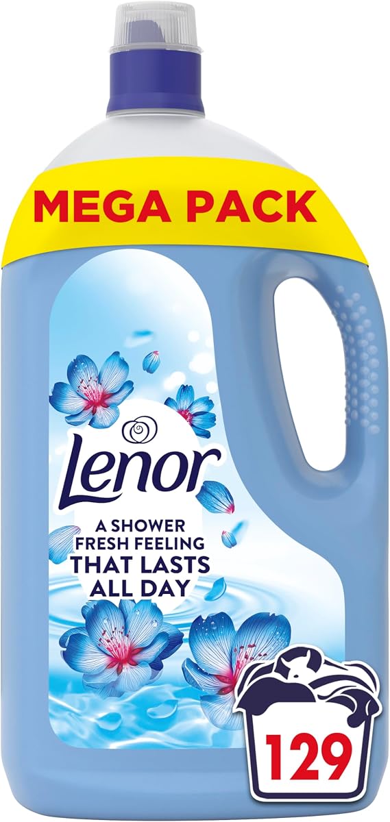 Lenor Fabric Conditioner 129 Washes, Spring Awakening, Long Lasting Freshness that Lasts All Day