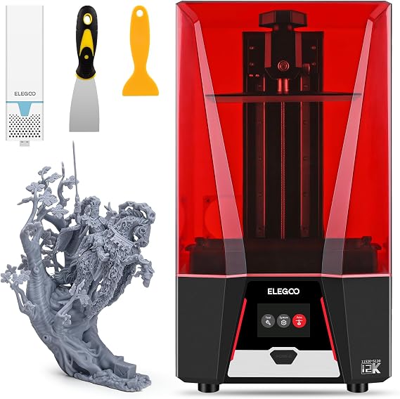 ELEGOO Saturn 3 12K MSLA 3D Printer with 10" Monochrome LCD Screen