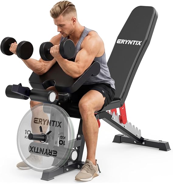 Adjustable Weight Bench,Foldable Pro Heavy-Duty Workout Bench