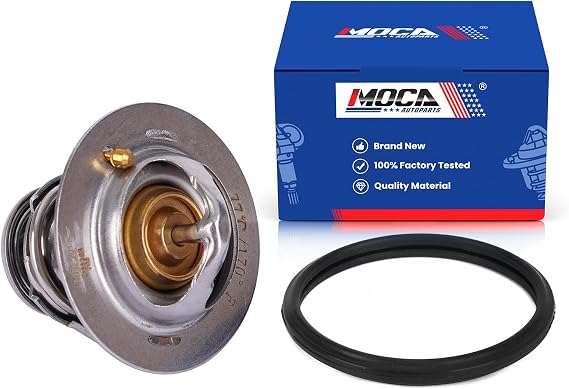 MPLUS Coolant Thermostat Fits For Ford 1997-2010 F150 5.4L, 2010-2014 F150 6.2L, 1983-1984 Ranger 2.2L, 1983-1987 Ranger 2.3L, For INFINITI 1991-1996,1999 G20 2.0L, For Isuzu, 1981-1984 I-Mark 1.8L