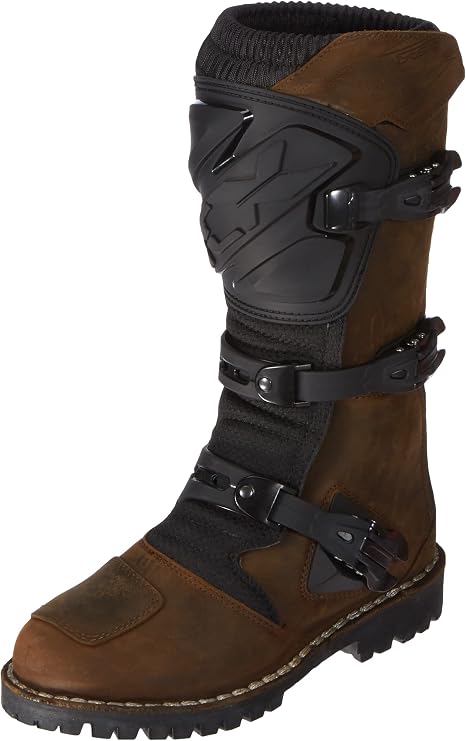 TCX 7160W Drifter Mens Street Motorcycle Boots - Vintage Brown Size Eu 38/Us 5