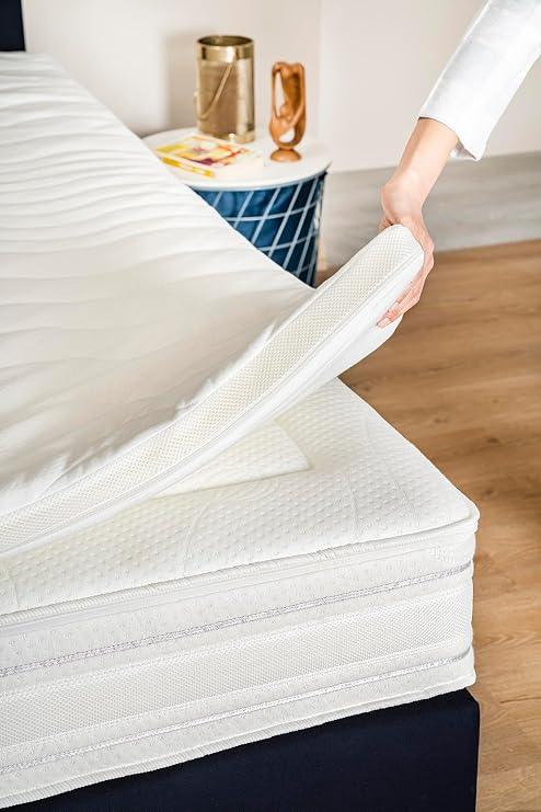 Topper 1.1 - Comfort Enhancing Bed Pad - Feather Soft Sponge - With Washable Case