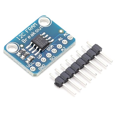 MB85RC256V FRAM Breakout Board, Memory IC Development Tools with I2C Interface, 32KB Non - Volatile Ferroelectric RAM Module for Low - Power Data Logging, 2.7-5.5V