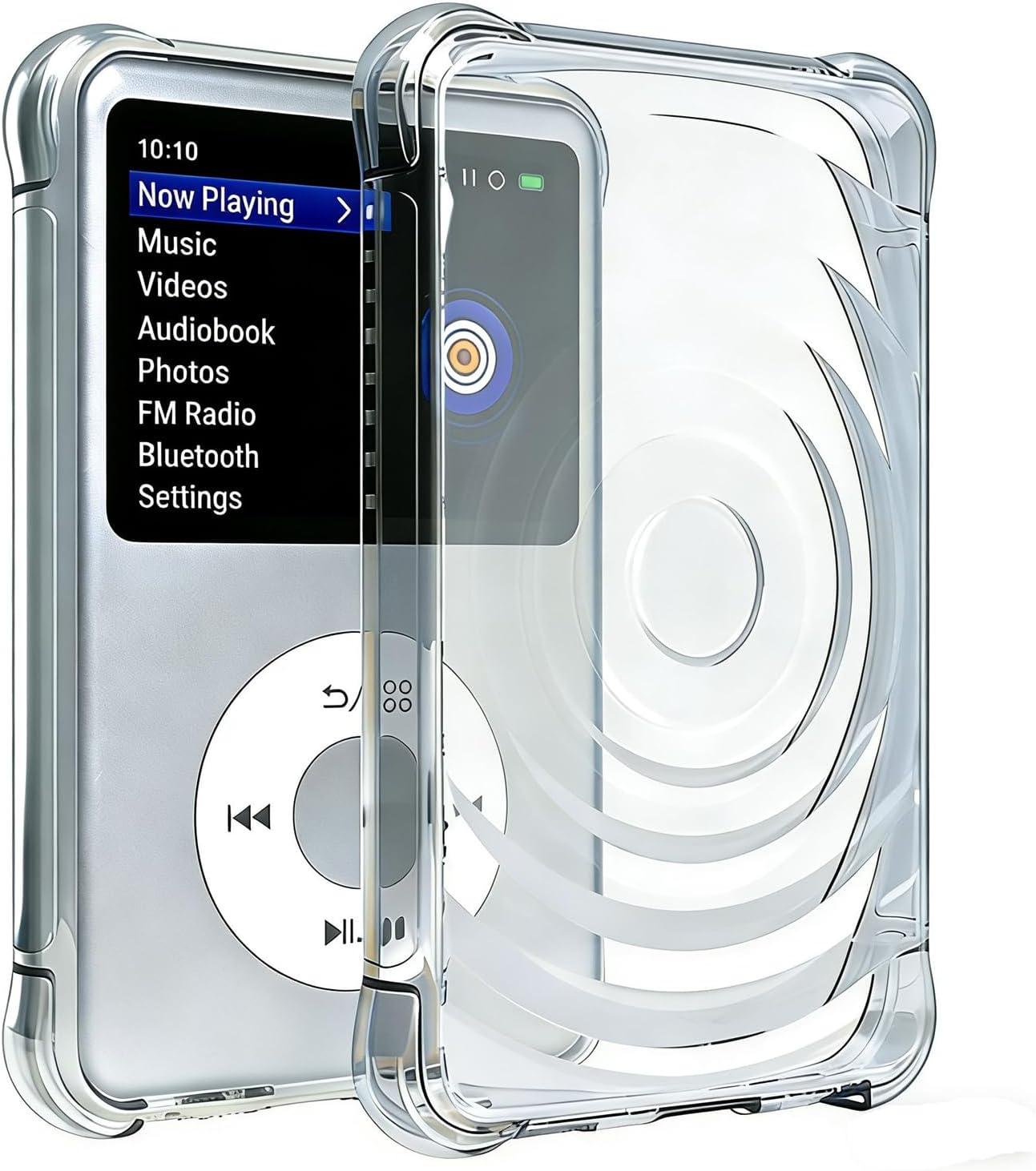 for innioasis Y1 Mp3 Player Case, Anti-Slip and Scratch Resistant, Lightweight Flexible Shockproof Protective Cover Clear