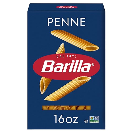 Barilla Penne Pasta, Non-GMO Kosher Pasta, 16oz.