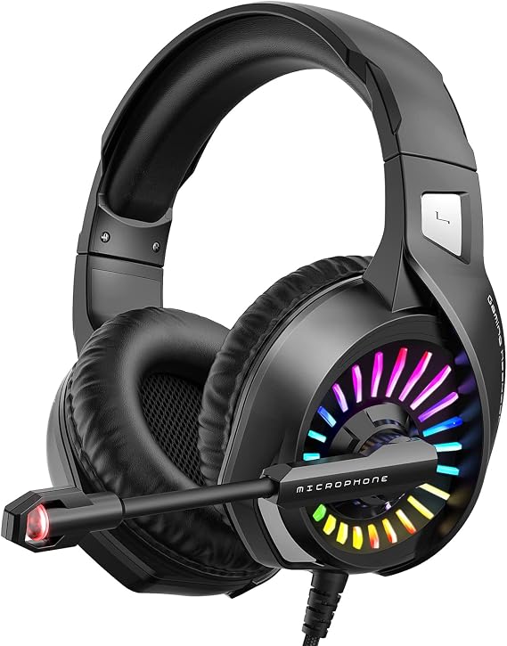 ZIUMIER Wired Gaming Headset for PC, PS5, PS4, Xbox Series X|S